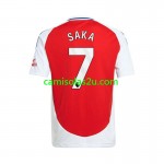 Camisolas de futebol Arsenal Bukayo Saka 7 Equipamento Principal 2024/25 Manga Curta